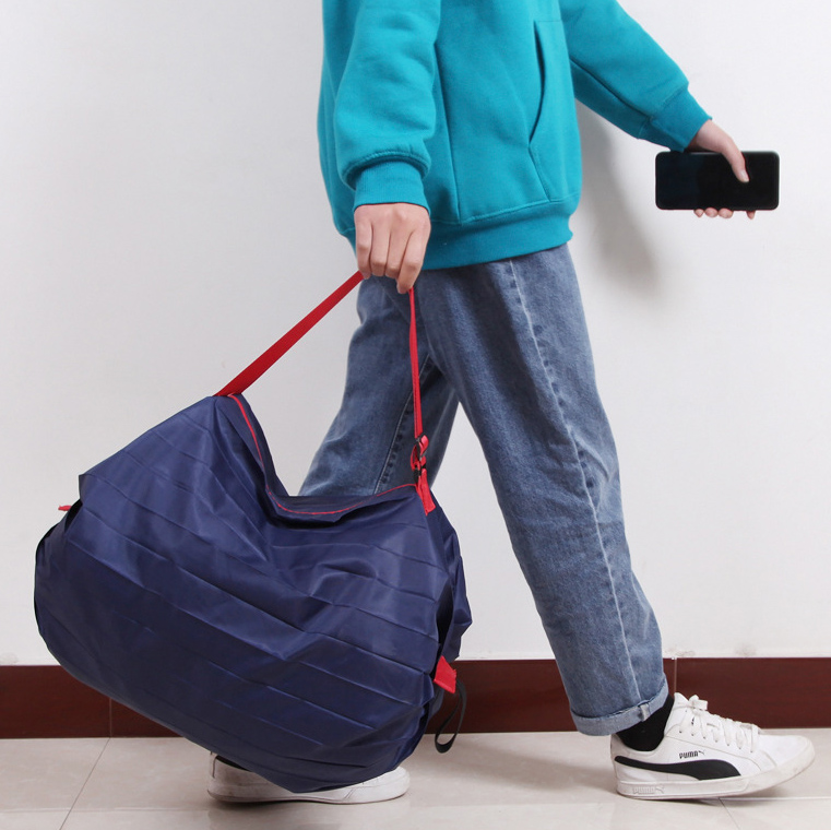 Túi Mua Sắm Gấp Gọn Dung Tích Lớn - in logo thumbnail 2