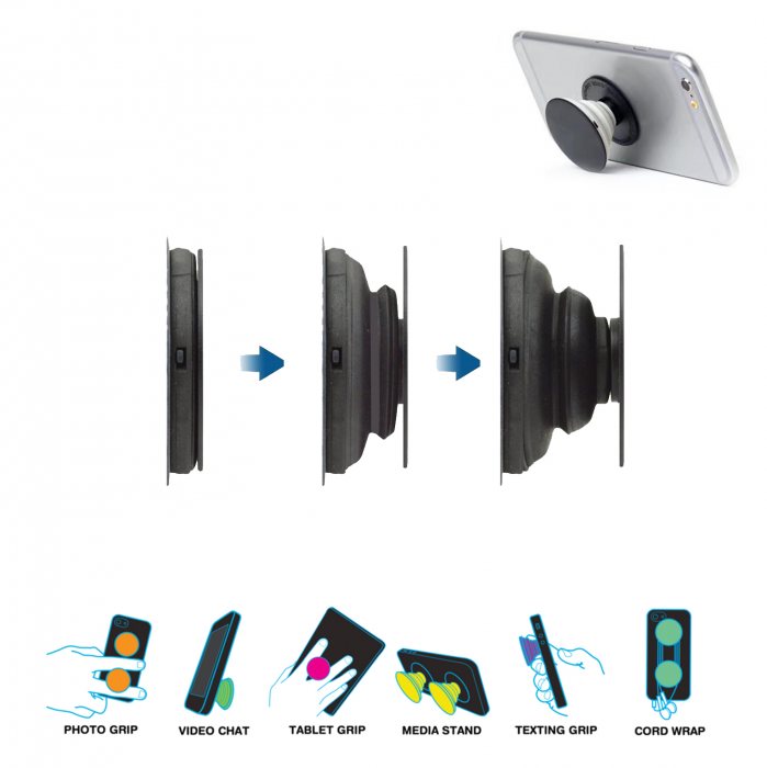 Popping Phone Grip Stand - custom logo thumbnail 4