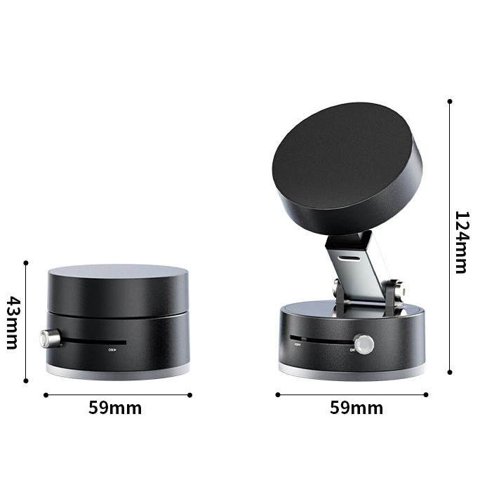 Giá Đỡ Điện Thoại Từ Tính Hút Chân Không Vortex - in logo thumbnail 4