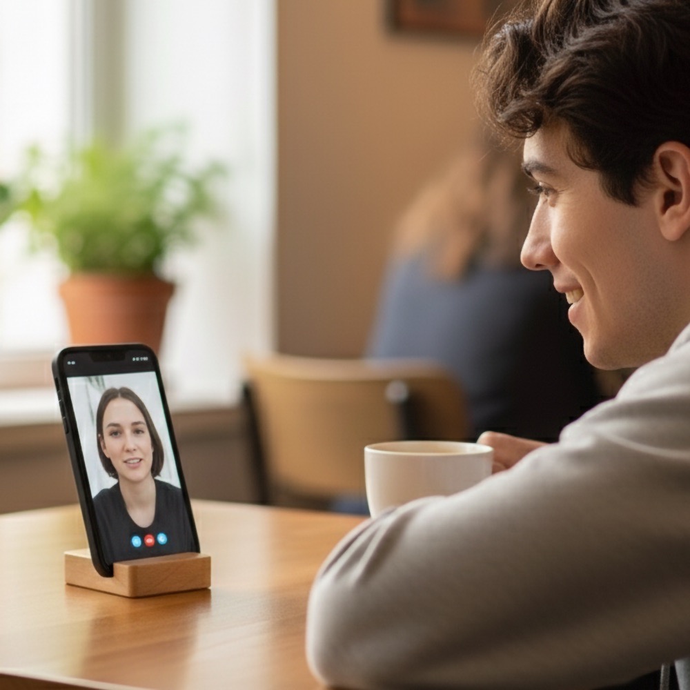 Giá Đỡ Điện Thoại Gỗ Mini - in logo thumbnail 4