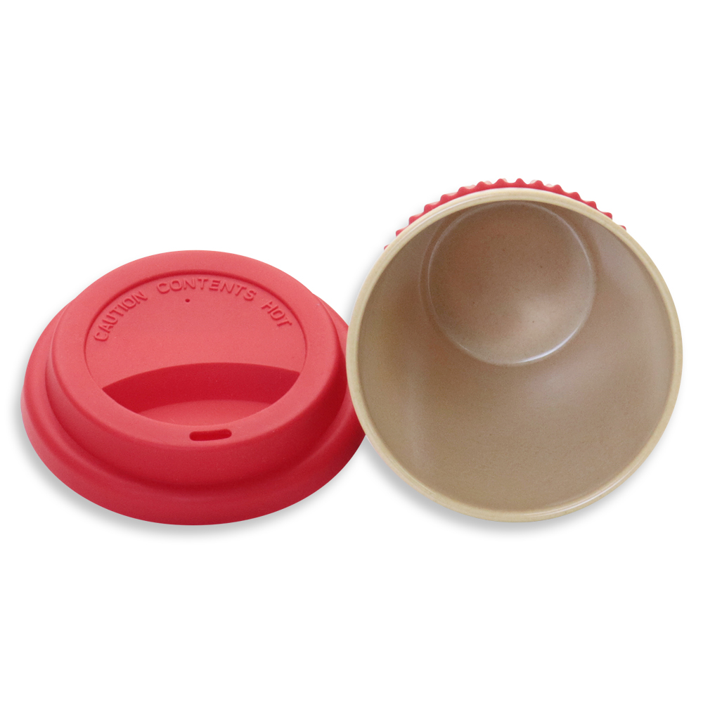 400ml Bamboo Fibre Mug with Lid & Sleeve - custom logo thumbnail 4