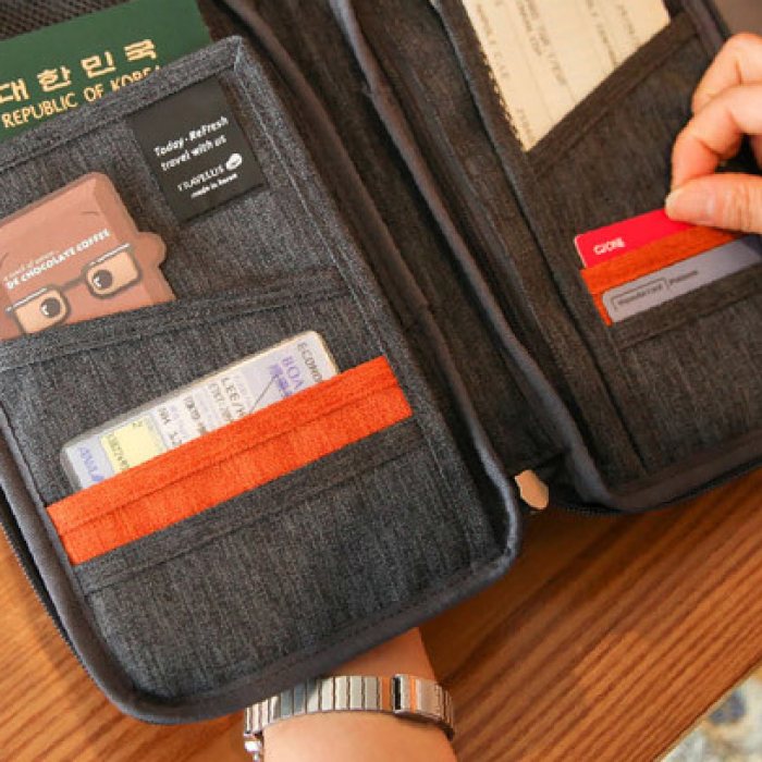 Multi-Compartment Travel Organizer (Wrist Strap Included) - custom logo thumbnail 4