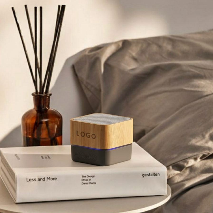 Bluetooth Bamboo Speaker - custom logo thumbnail 5