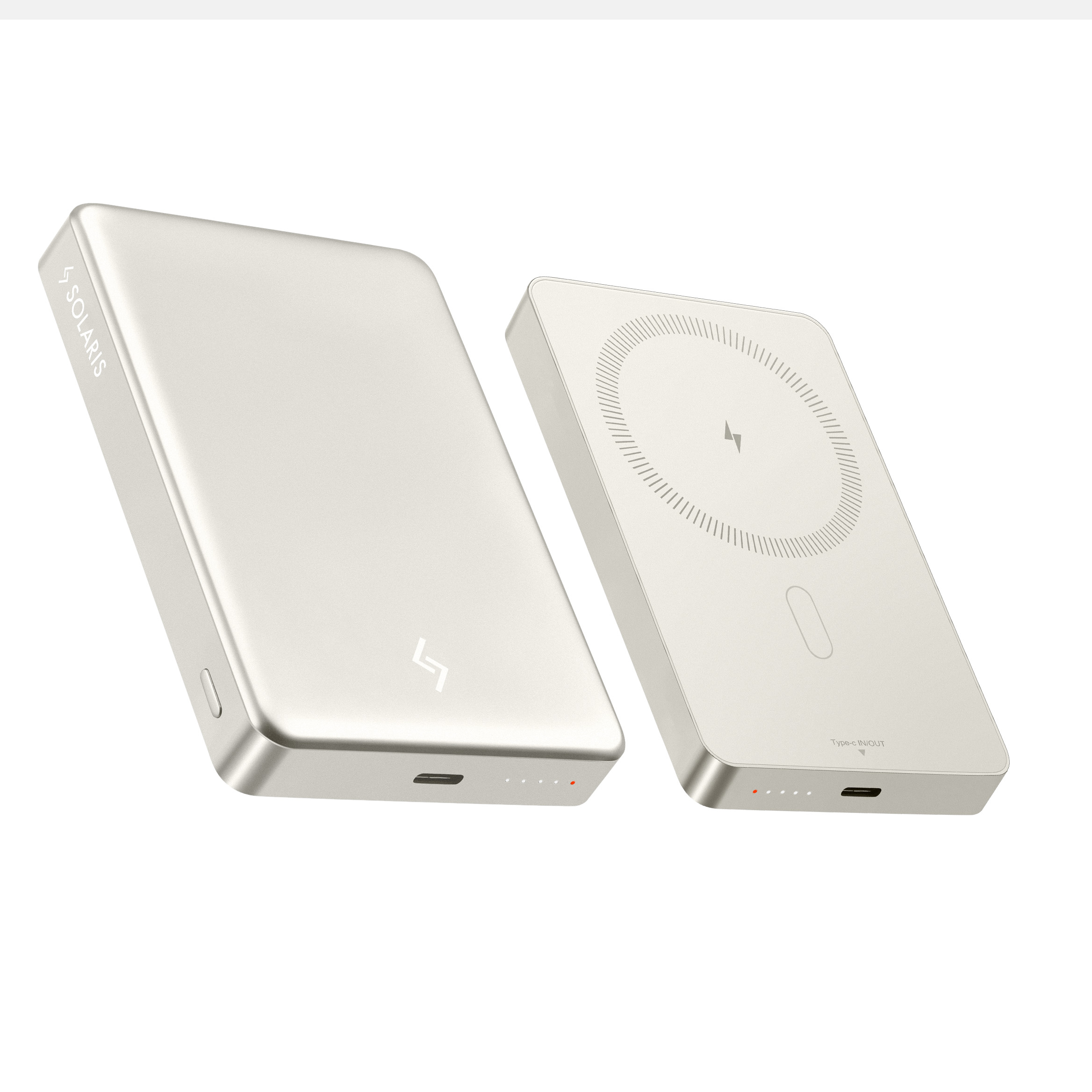 Sạc Dự Phòng Từ Tính Không Dây SOLARIS Amppack 10,000mah Sạc Nhanh - in logo thumbnail 5