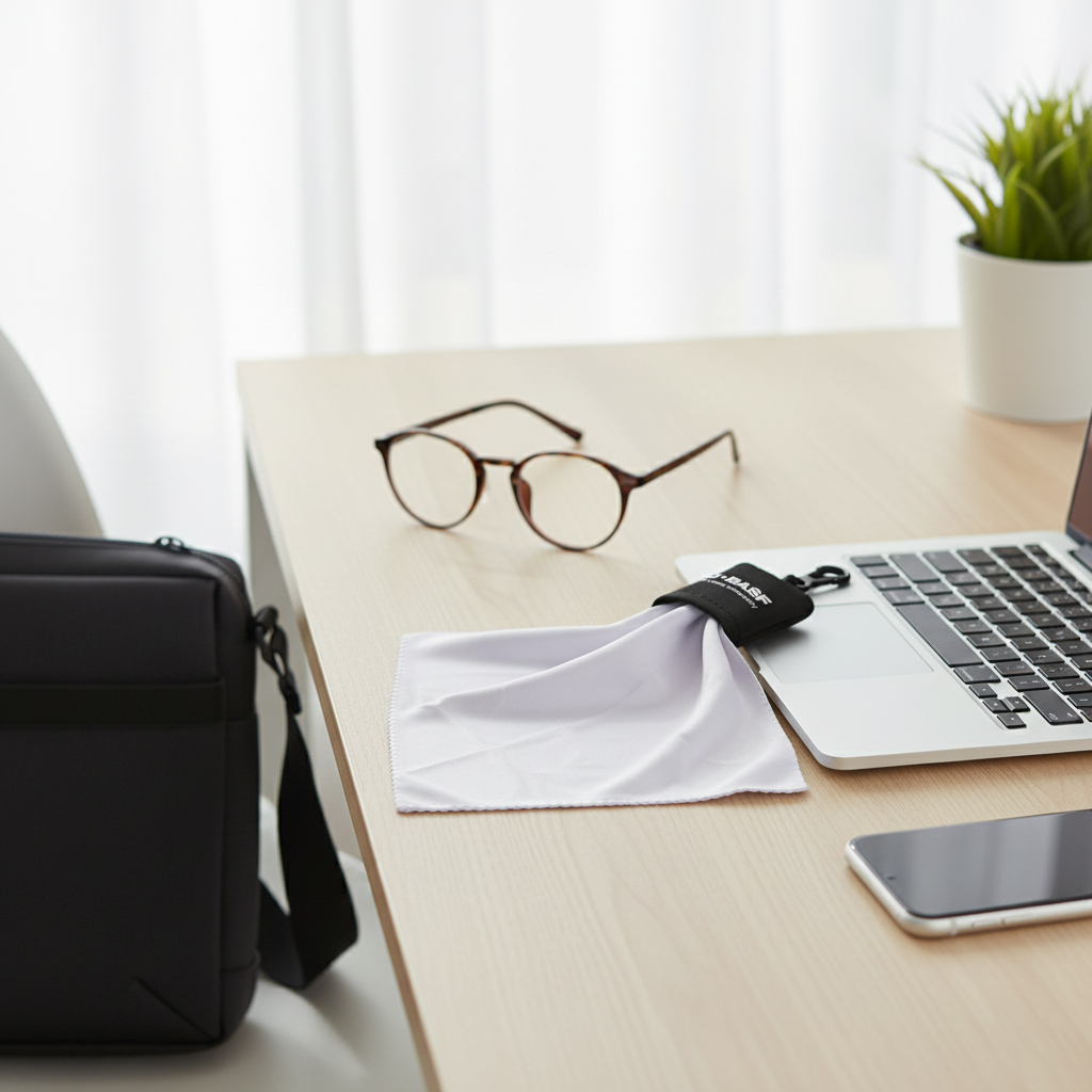 Khăn Lau Màn Hình Microfiber Trong Túi - in logo thumbnail 5