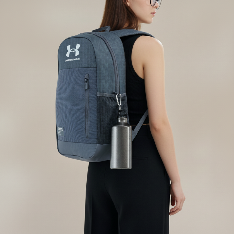 Bình Nhôm Xoắn 600ml Có Móc Treo (Không BPA) - in logo thumbnail 5