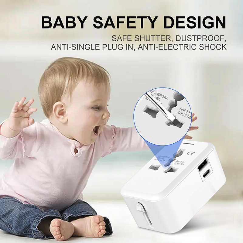 12.5W Uno Travel Adaptor - custom logo thumbnail 6