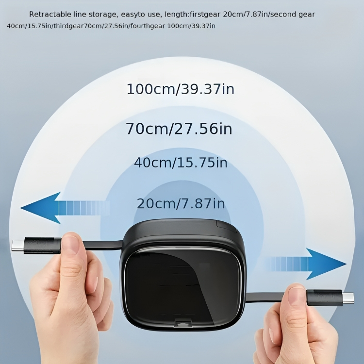 Bộ Cáp Sạc Đa Năng 60W Dây Rút - in logo thumbnail 6