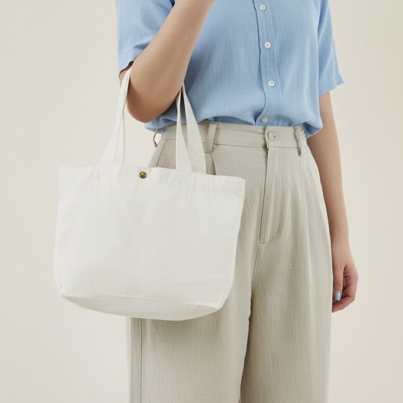 Túi Tote Vải Canvas Nhỏ Gọn - in logo thumbnail 8