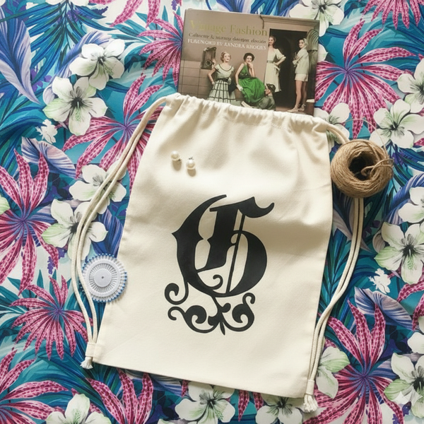 Canvas Drawstring Bag - custom logo thumbnail 6