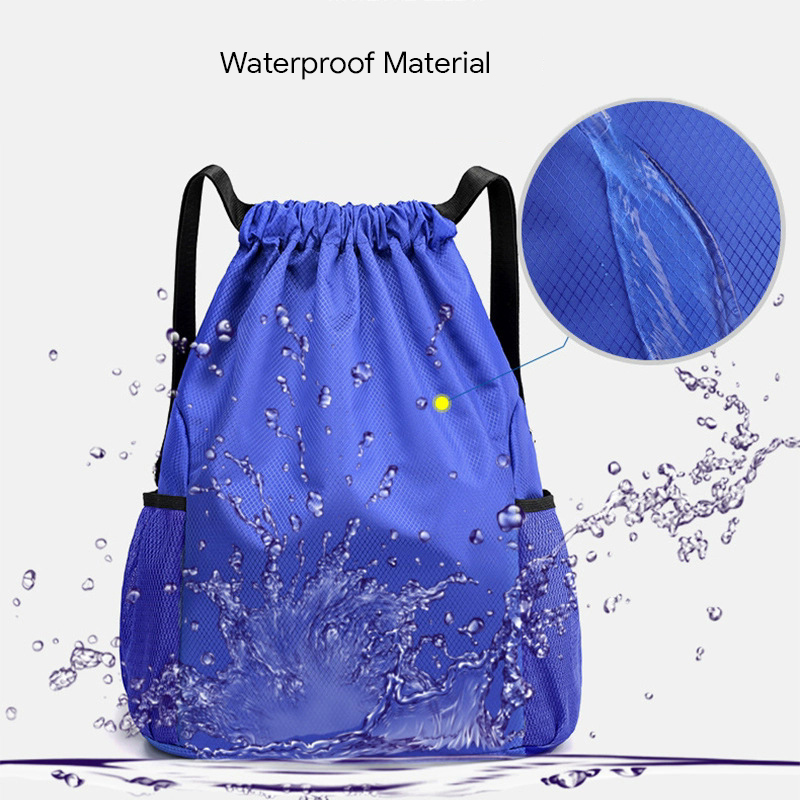 Ripstop Drawstring Backpack - custom logo thumbnail 4