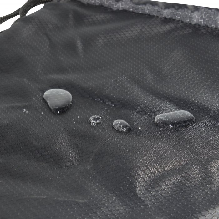 High Quality Drawstring Bag with Front Pocket (Water-Resistant) - custom logo thumbnail 4