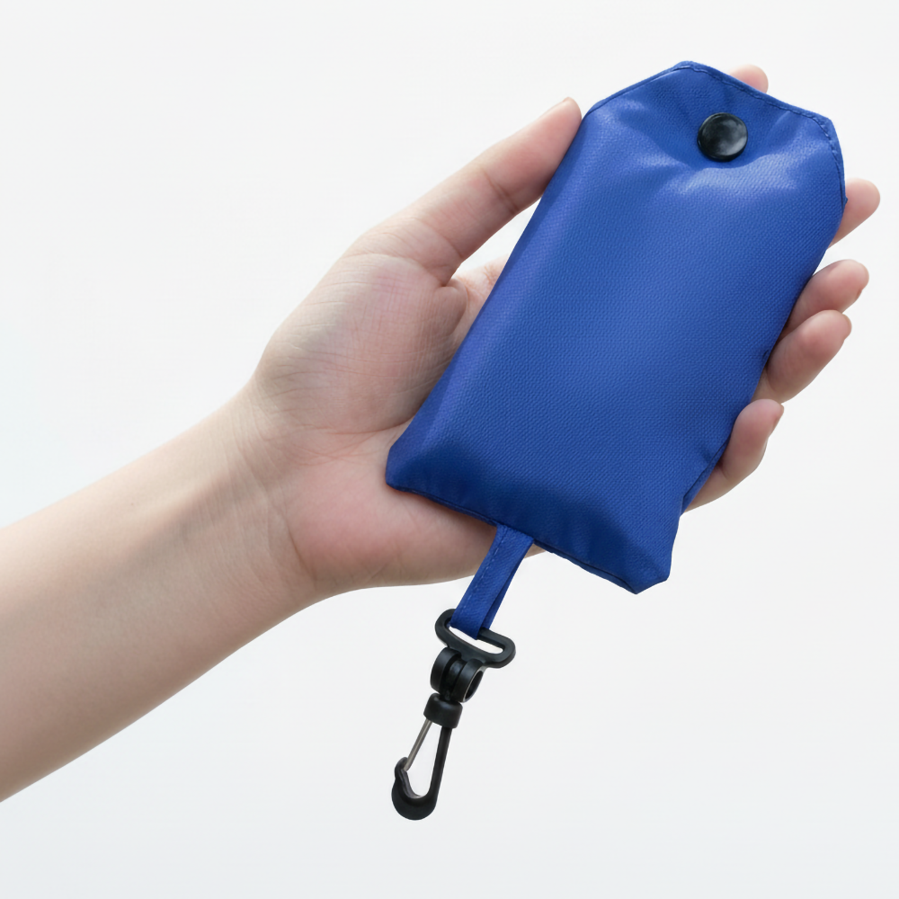 Túi Mua Sắm Gấp Gọn Có Móc Khóa - in logo thumbnail 5