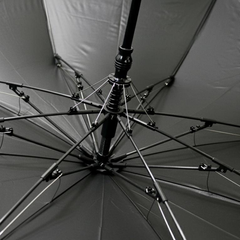 Ô (Dù) Tự Động Gấp Gọn RPET 23'' Kèm Móc Carabiner (Phủ UV) - in logo thumbnail 7