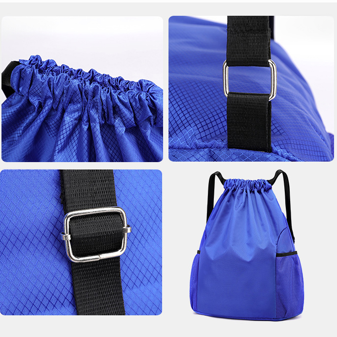 Ripstop Drawstring Backpack - custom logo thumbnail 5