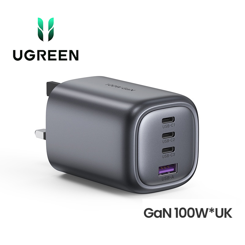 Nexode 100W USB C Wall Charger - in logo