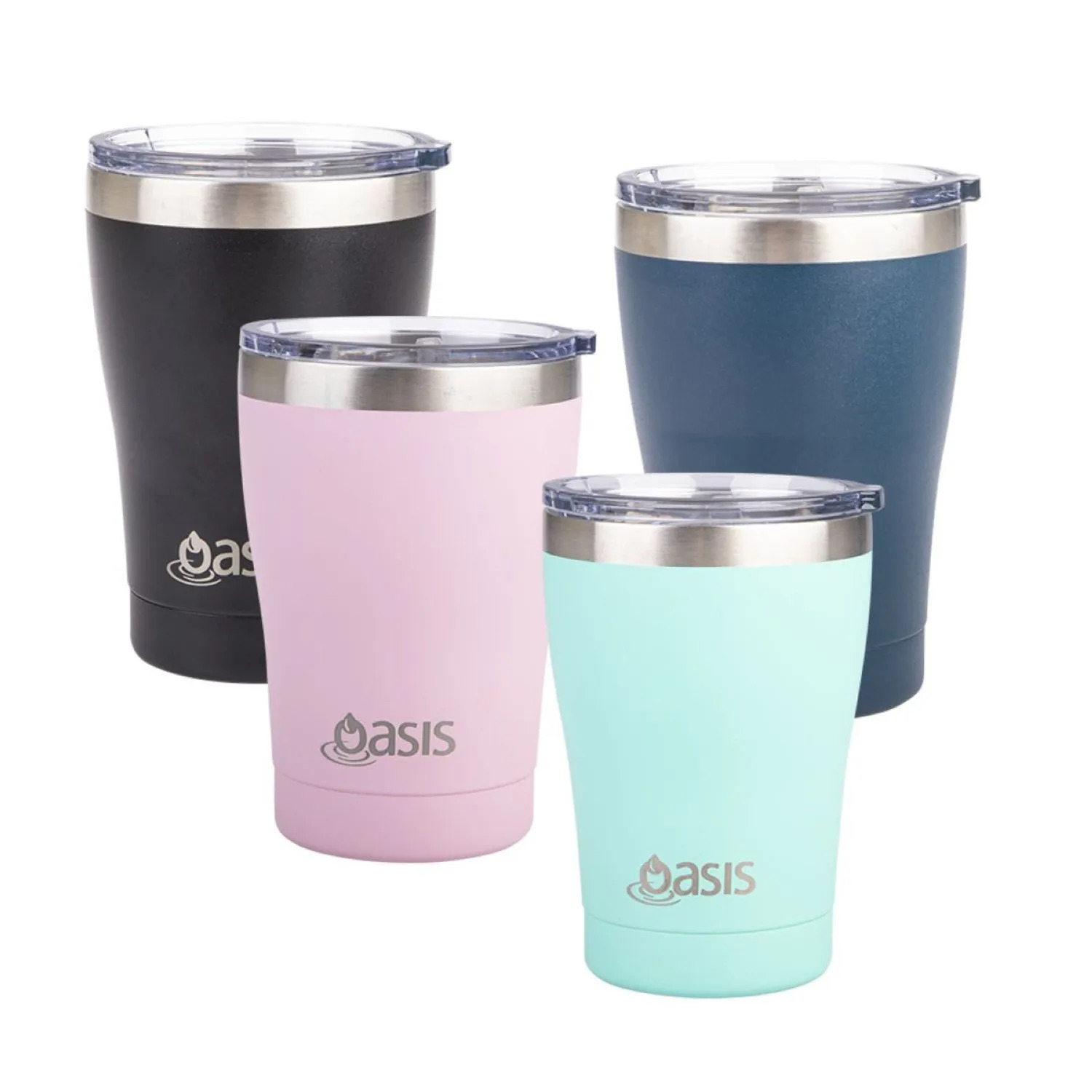 Stainless Steel Insulated Cup with Lid 350ml - custom logo thumbnail 2
