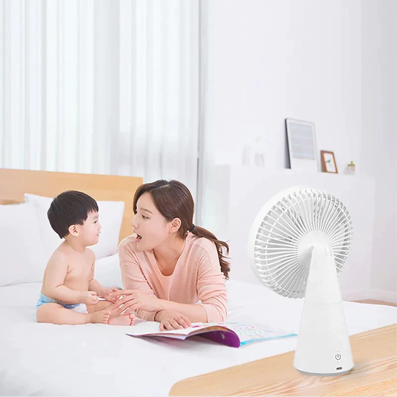 Quạt mini có thể sạc lại - in logo thumbnail 3