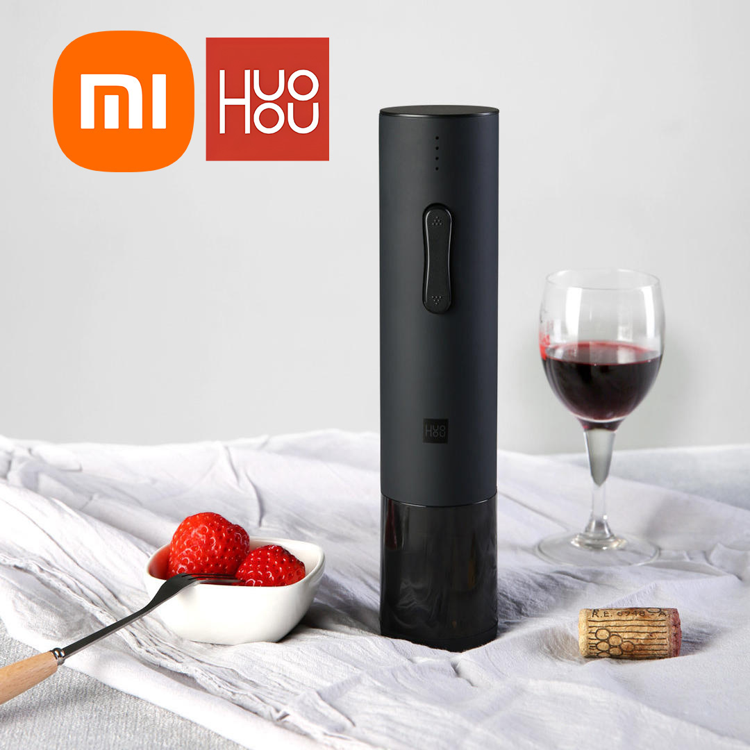 (HuoHou) Electric Rechargeable Wine Opener - in logo