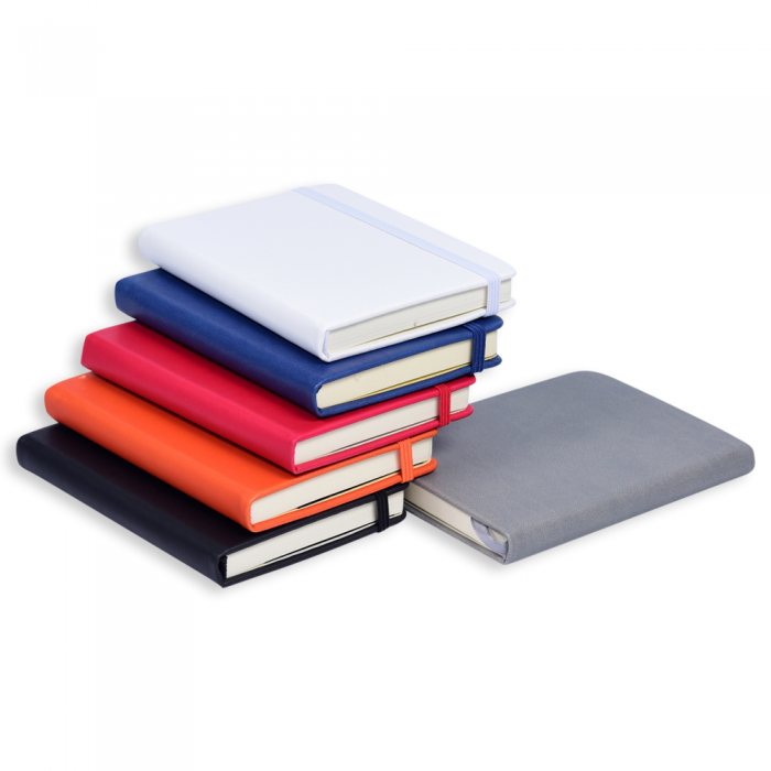 A6 Premio Matt Leather Notebook - custom logo thumbnail 3